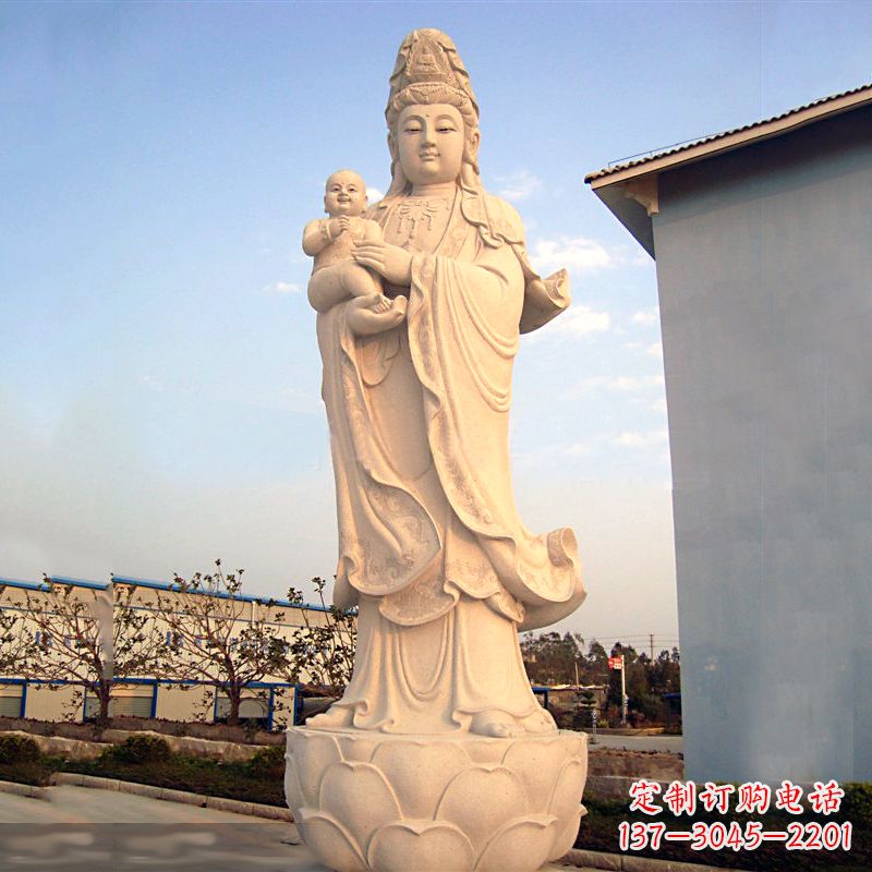 成都送子观音石雕