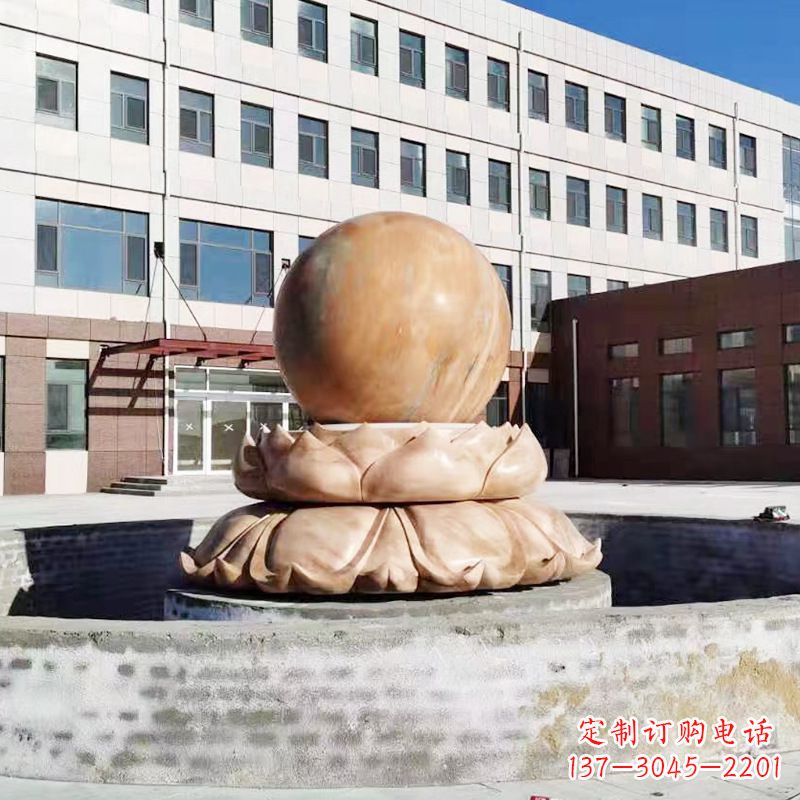 成都特色的石雕风水球