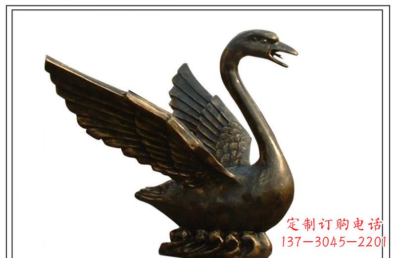 成都天鹅喷泉铜雕