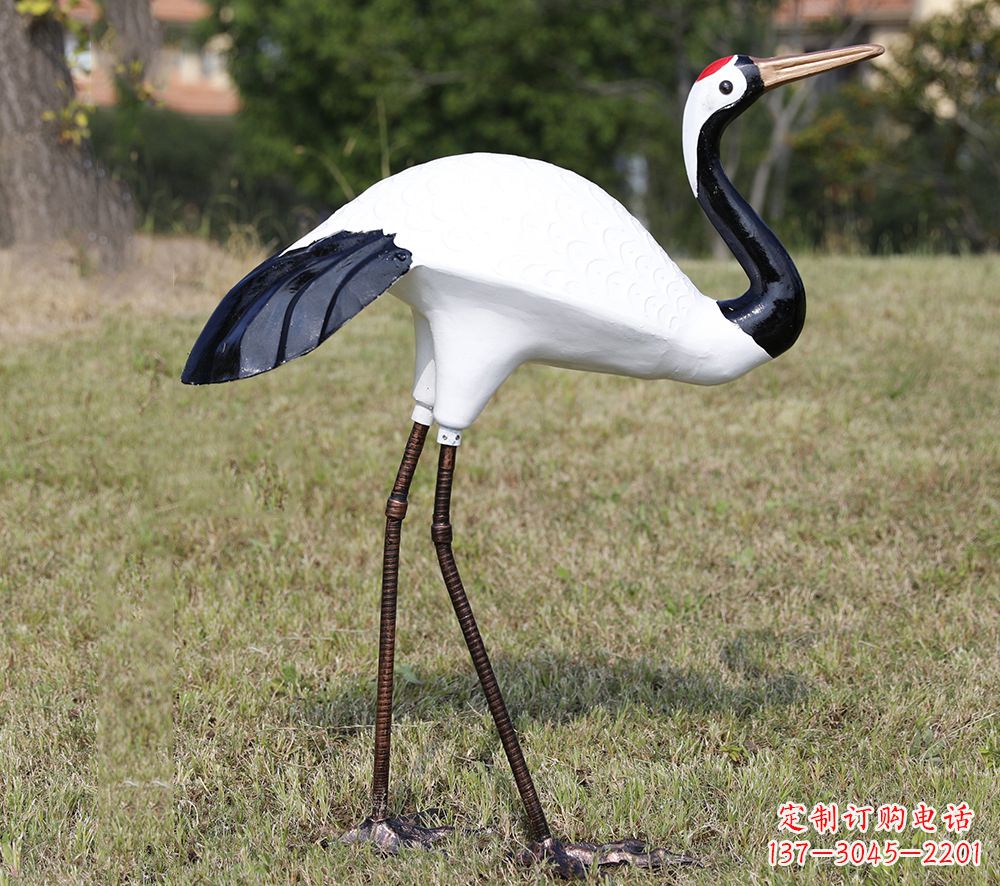 成都庭院仙鹤雕塑