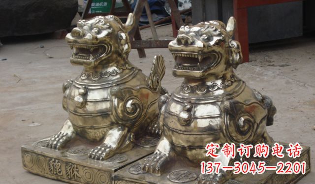 成都庭院招财貔貅动物铜雕