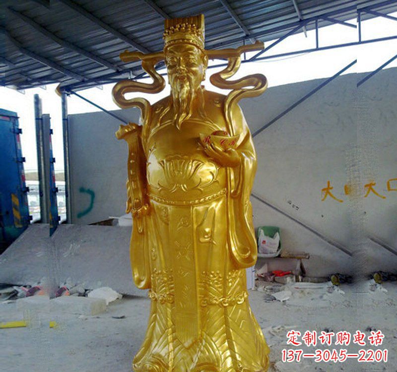 成都铜雕财神雕像