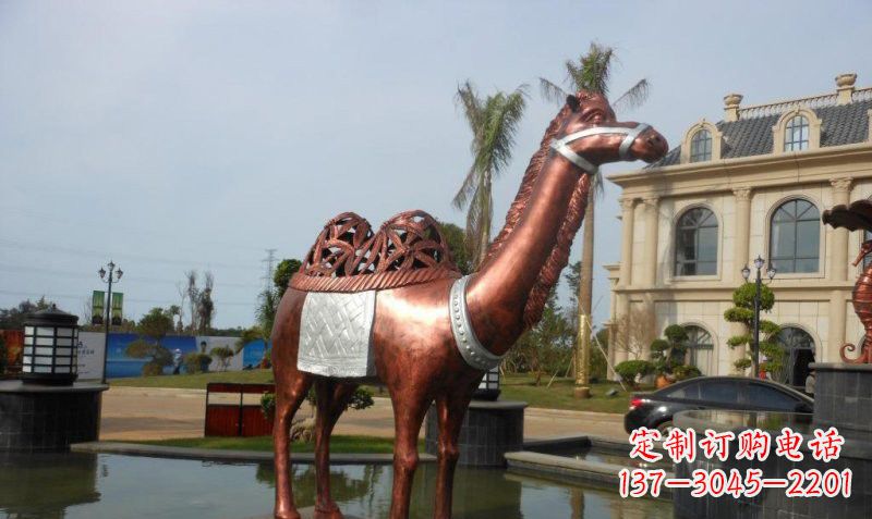 成都铜雕抽象骆驼