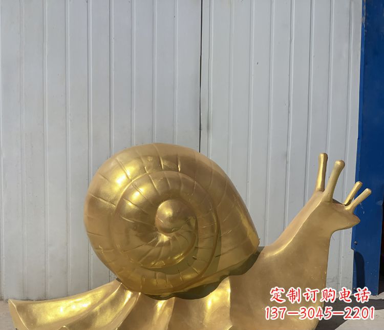 成都铜雕创意蜗牛雕塑
