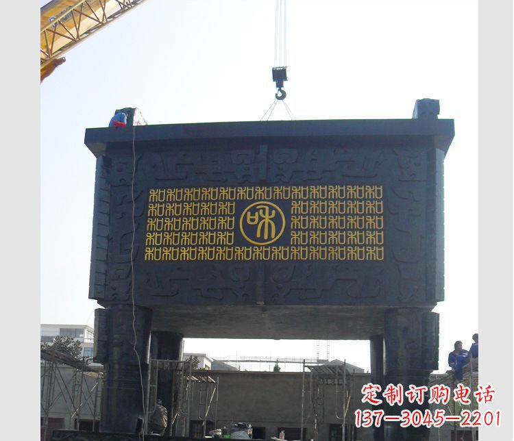 成都铜雕大型鼎盛香炉