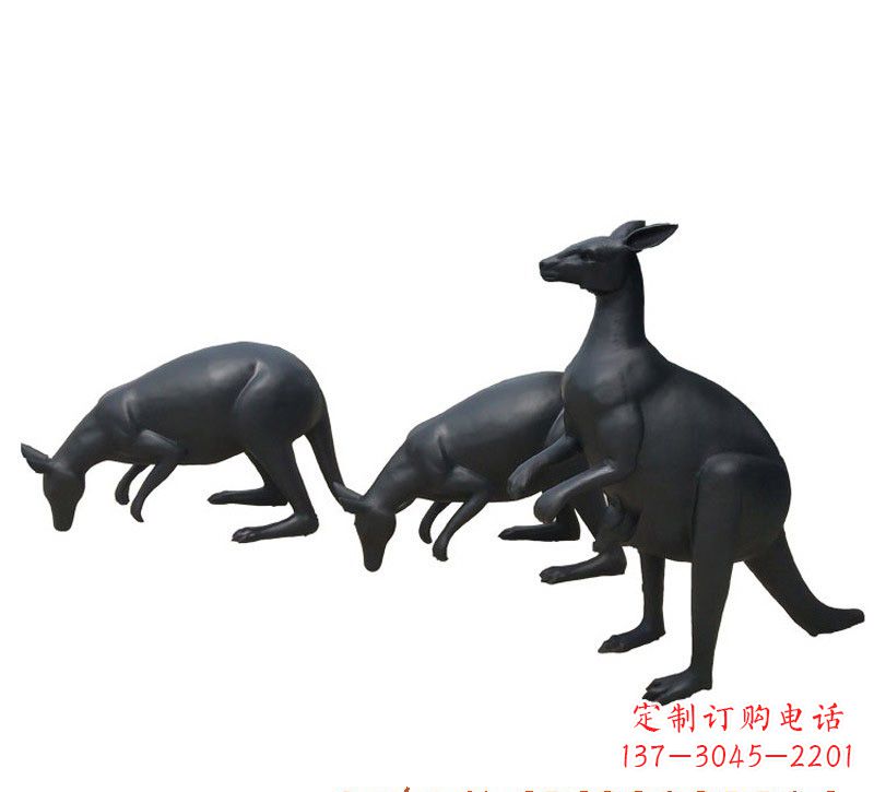 成都铜雕袋鼠雕塑