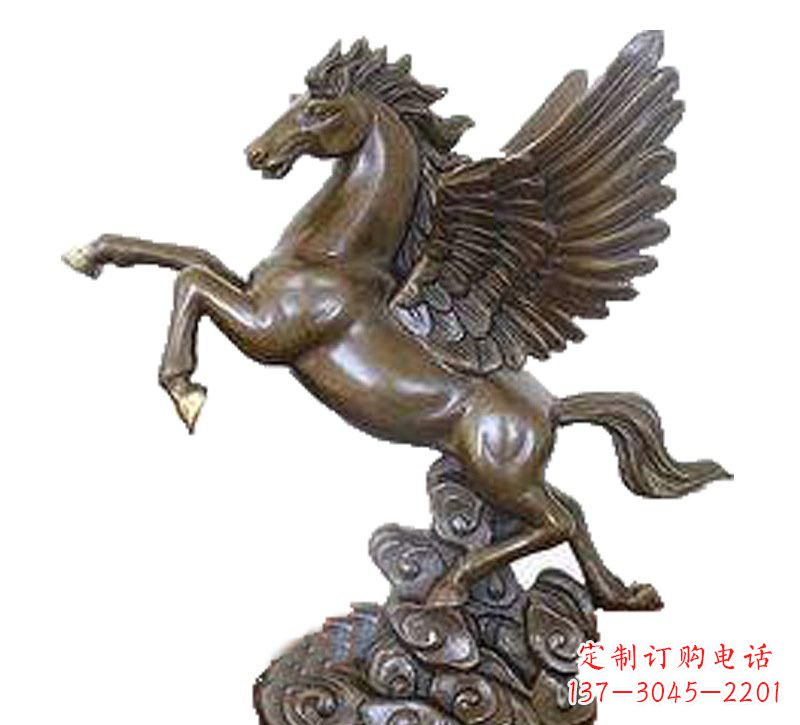 成都铜雕飞黄腾达飞马