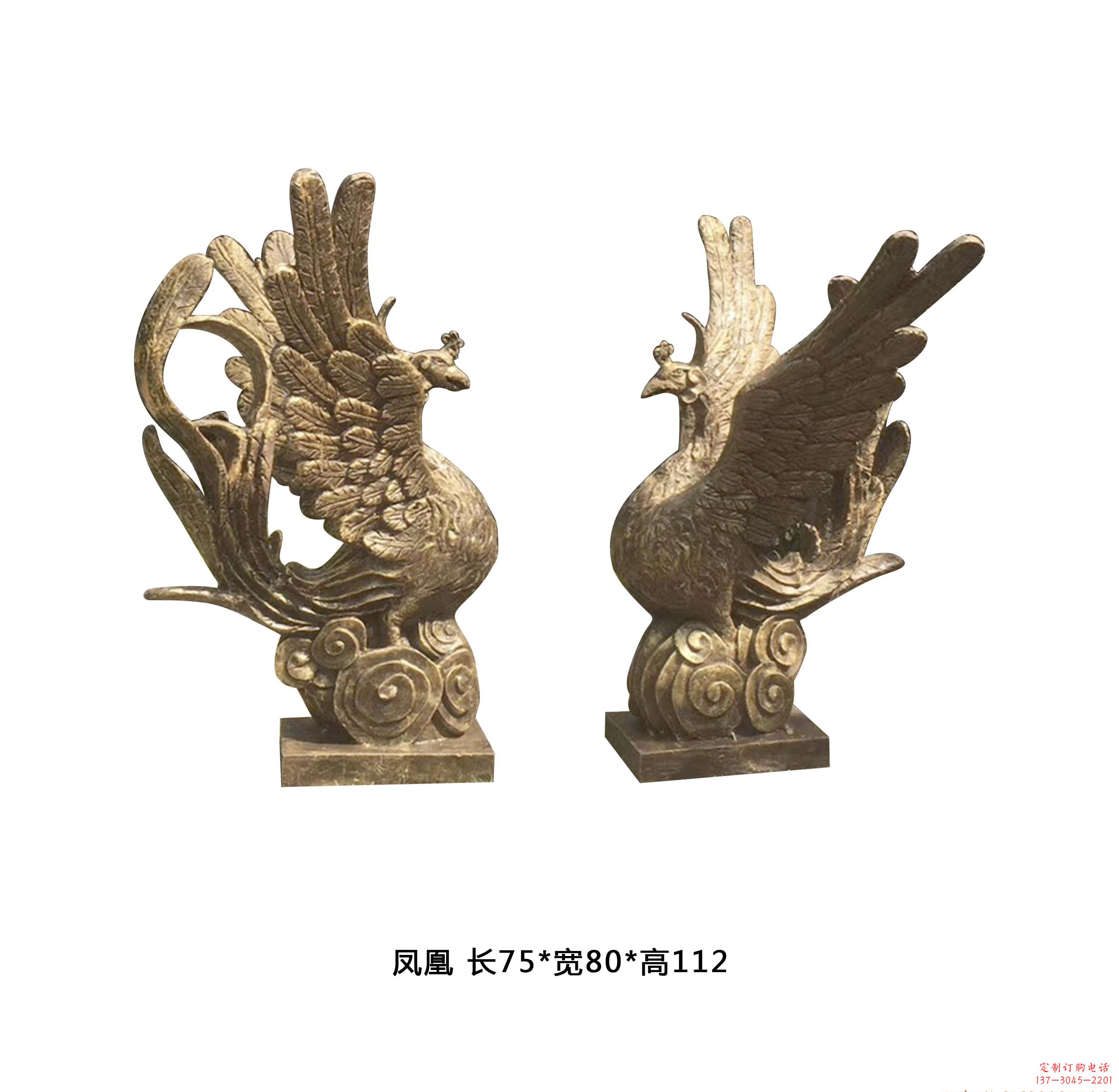 成都铜雕凤凰雕塑