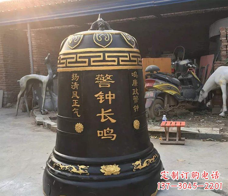 成都铜雕警钟长鸣寺庙雕塑