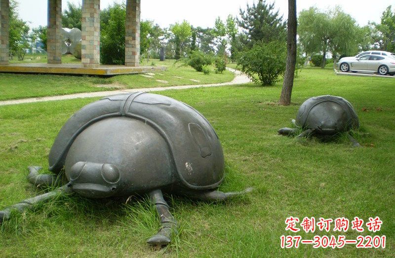 成都铜雕七星瓢虫公园动物雕塑