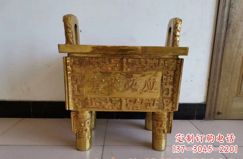 成都铜雕香炉雕塑