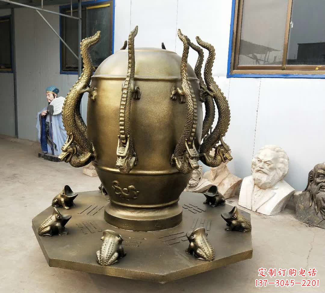 成都铜雕校园景观地动仪