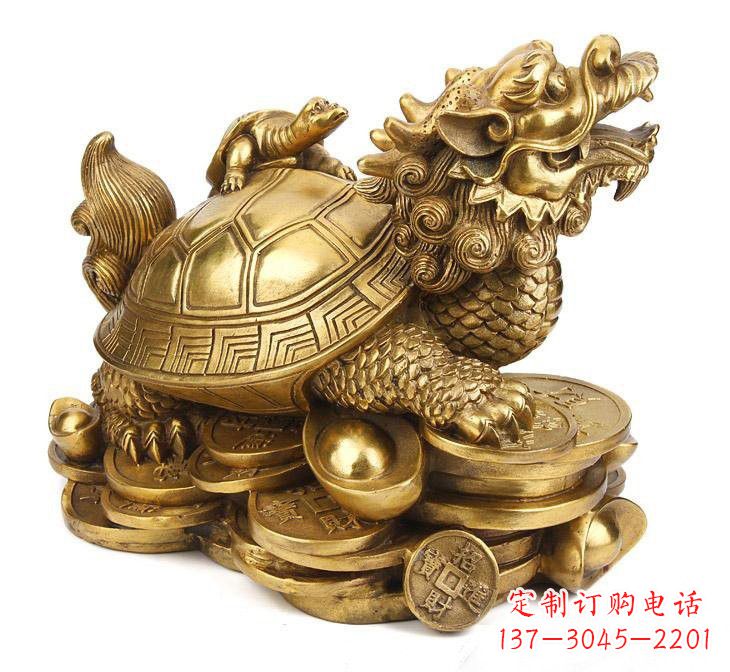 成都铜雕招财龙龟
