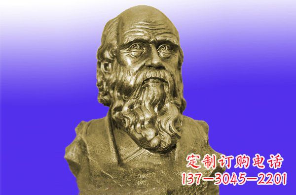成都托尔斯泰头像铜雕