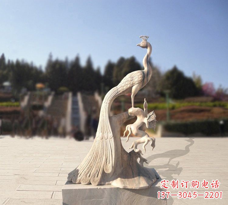 成都晚霞红孔雀石雕