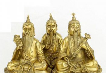 成都三清祖师神像铜雕，古典经典展现