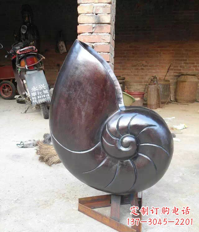 成都蜗牛公园景观动物铜雕