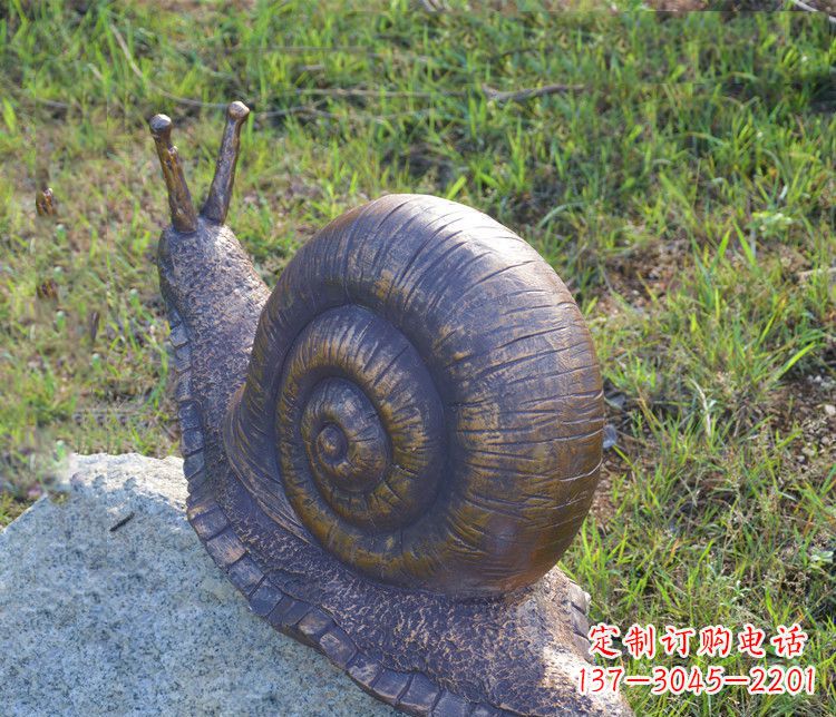 成都蜗牛铜雕