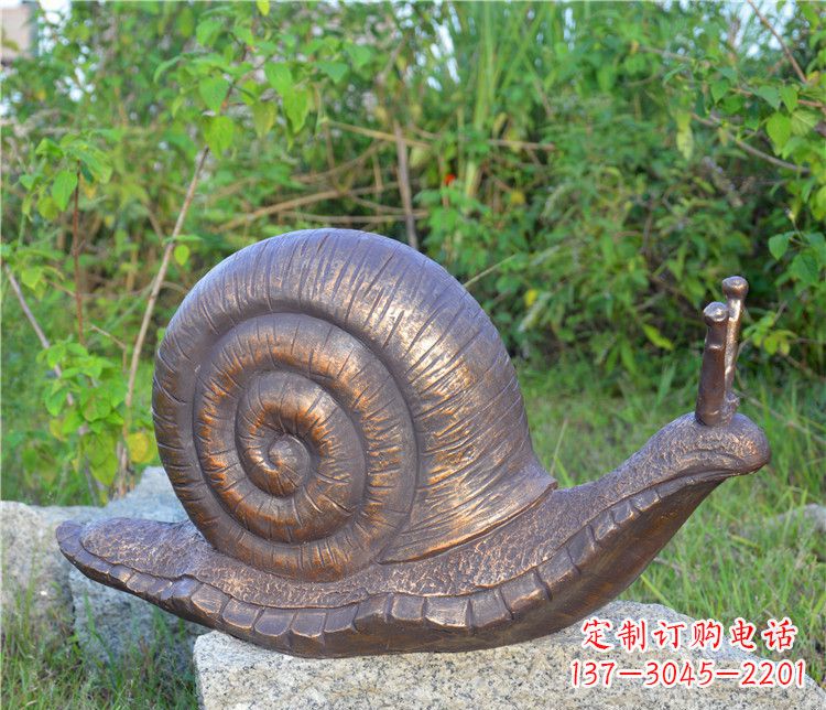 成都蜗牛铜雕塑