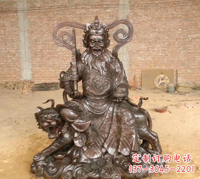 成都武财神赵公明铜雕