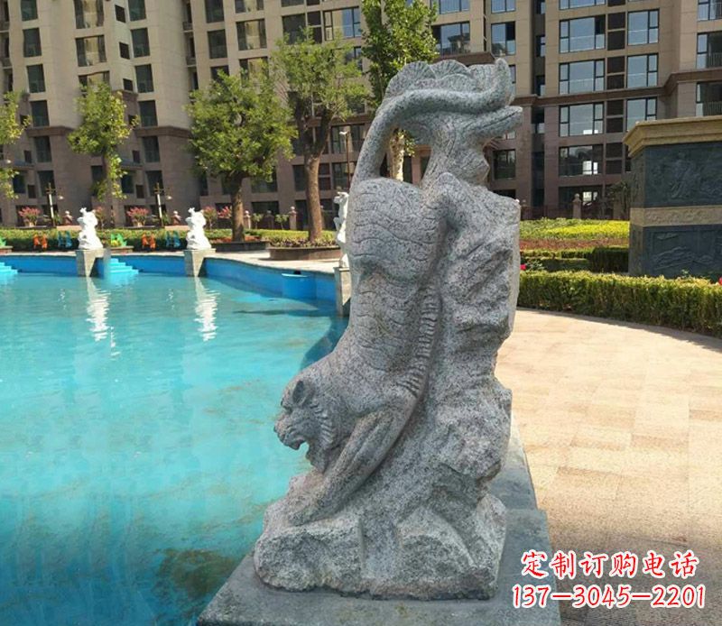 成都下山老虎石雕