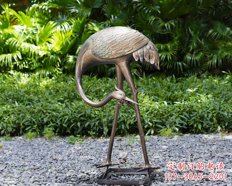 成都仙鹤雕塑喷泉