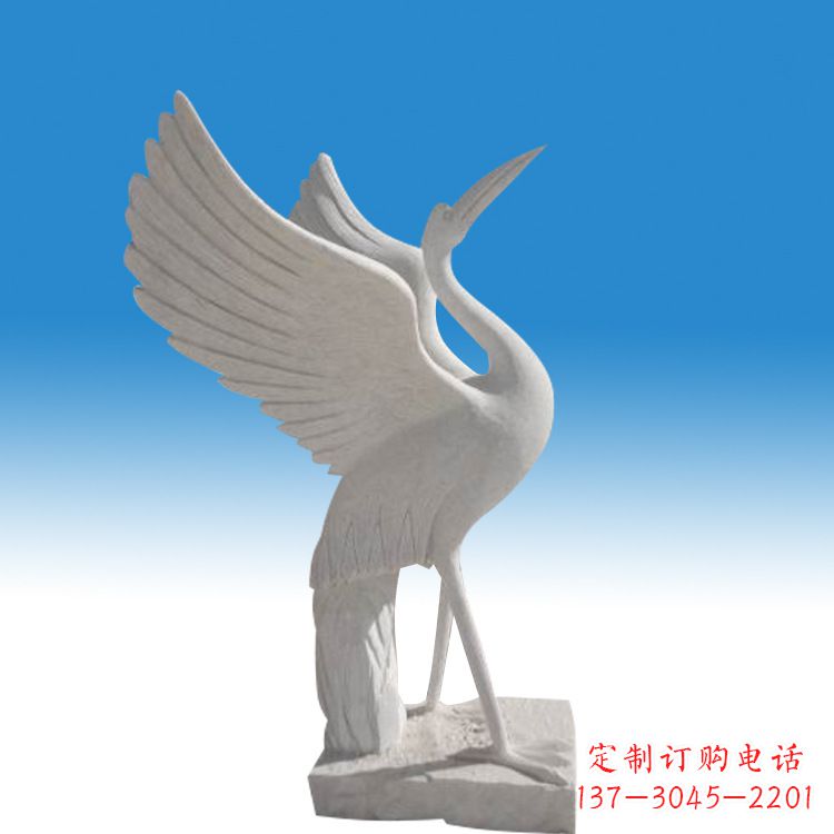 成都仙鹤砂岩雕塑