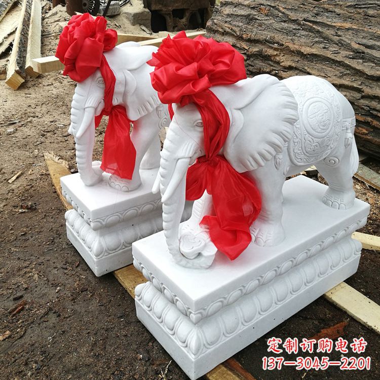 成都现代石雕大象