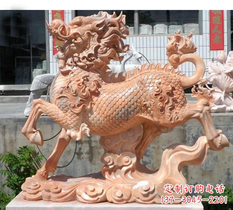 成都祥云麒麟石雕