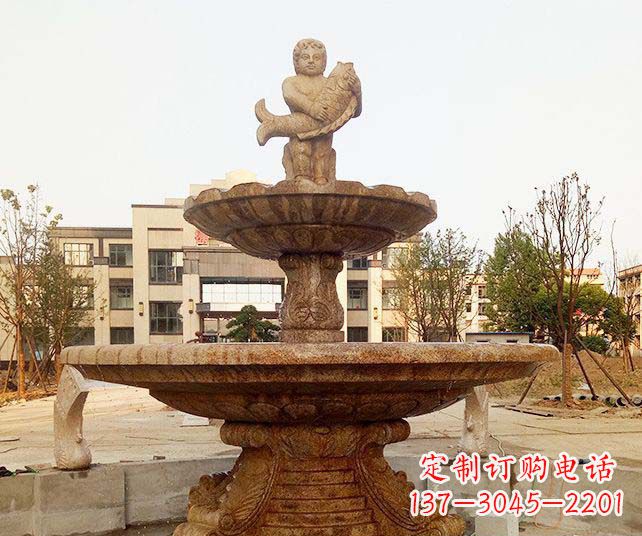成都小区景观欧式喷泉石雕