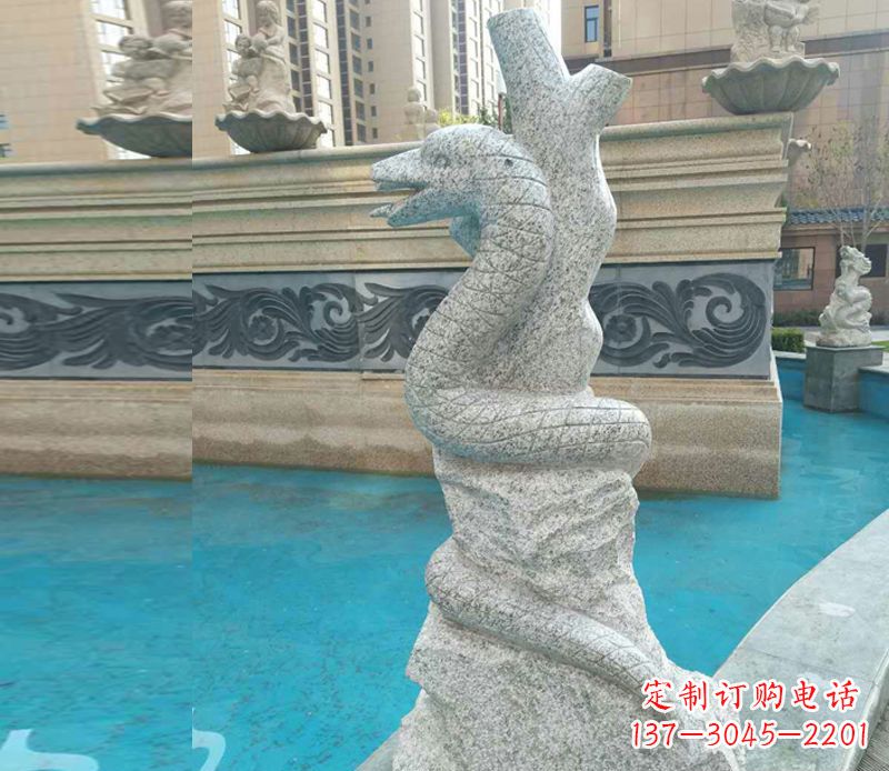 成都小区十二生肖雕塑动物石雕