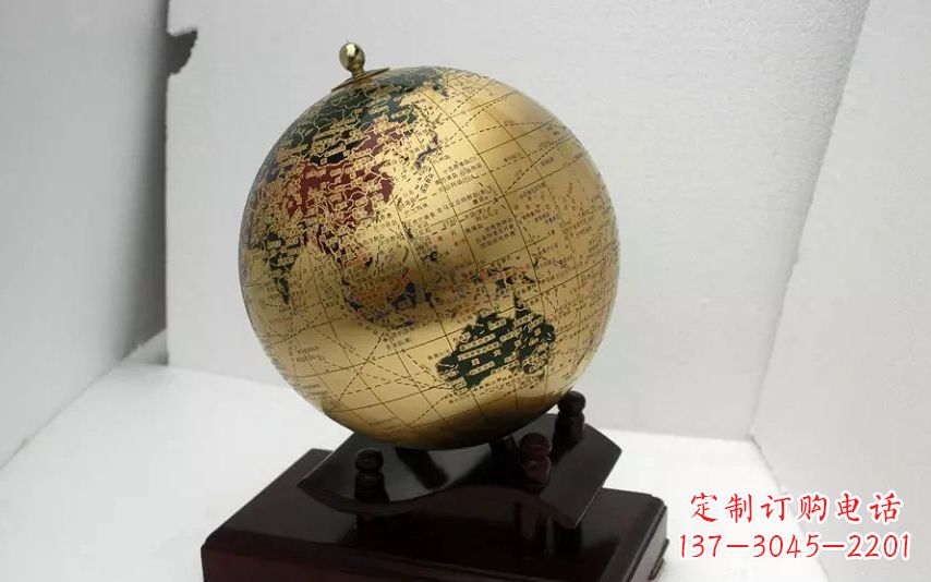 成都校园不锈钢地球仪雕塑 (3)