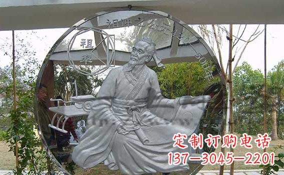 成都校园不锈钢名人浮雕