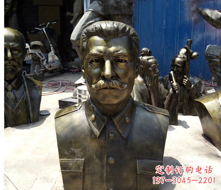 成都校园名人斯大林胸像铜雕