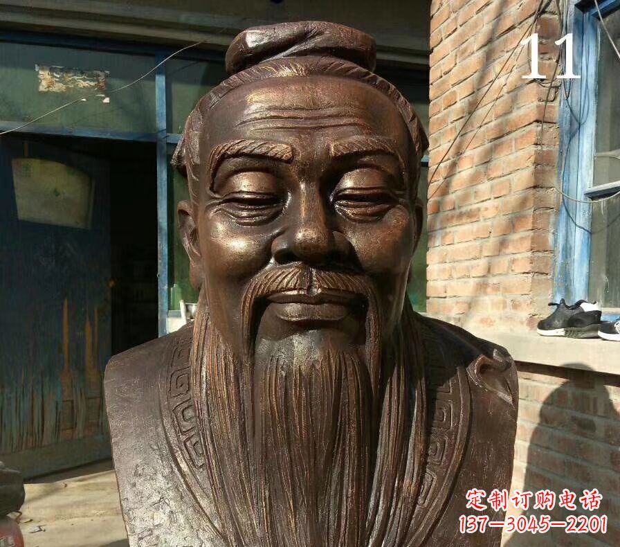 成都校园名人铜雕 人物雕塑