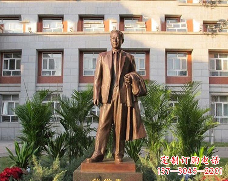 成都校园钱学森铜雕