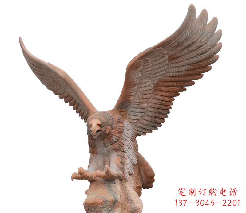 成都雄鹰展翅石雕