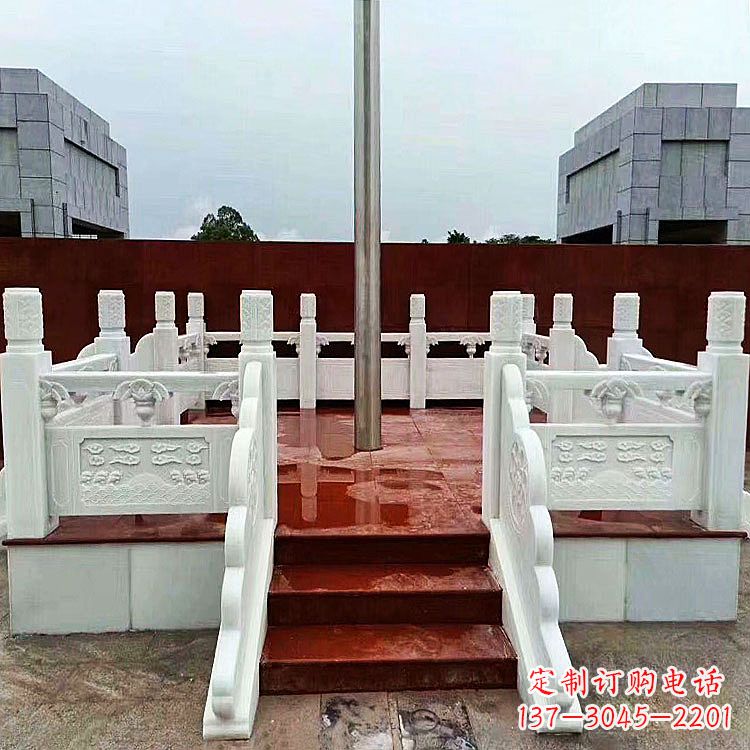 成都学校石雕升旗台