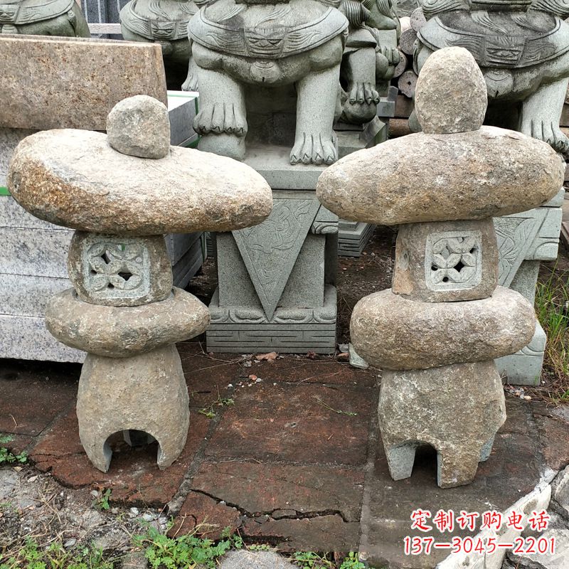成都异形现代石灯笼