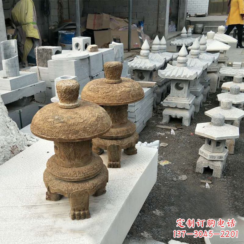 成都园林仿古石灯笼