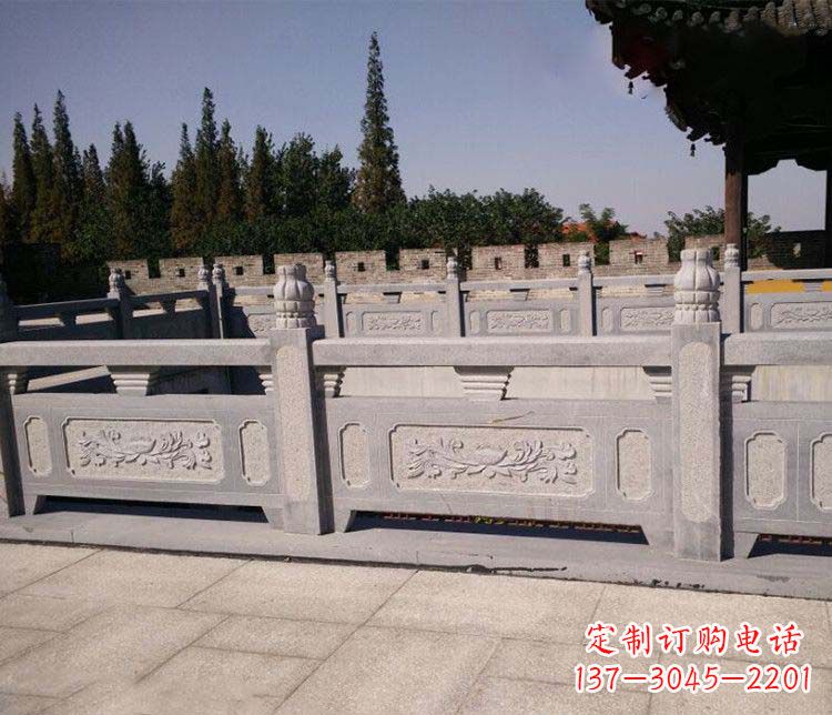 成都园林仿古石栏板景观石雕 (2)