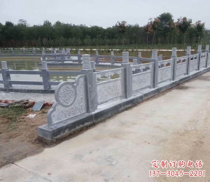 成都园林仿古石栏板景观石雕 (11)