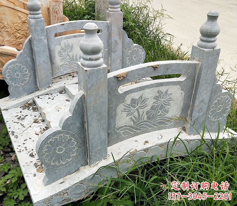 成都园林仿古石栏板景观石雕_1 (2)