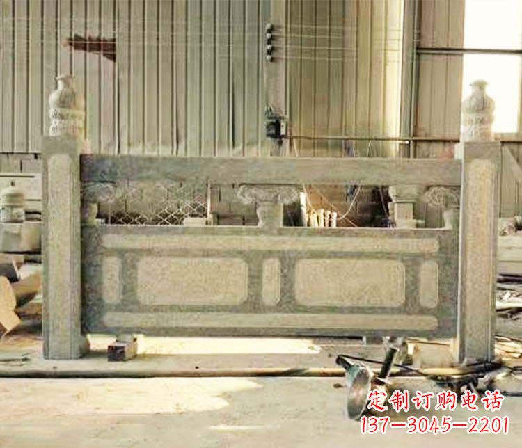 成都园林仿古石栏板景观石雕