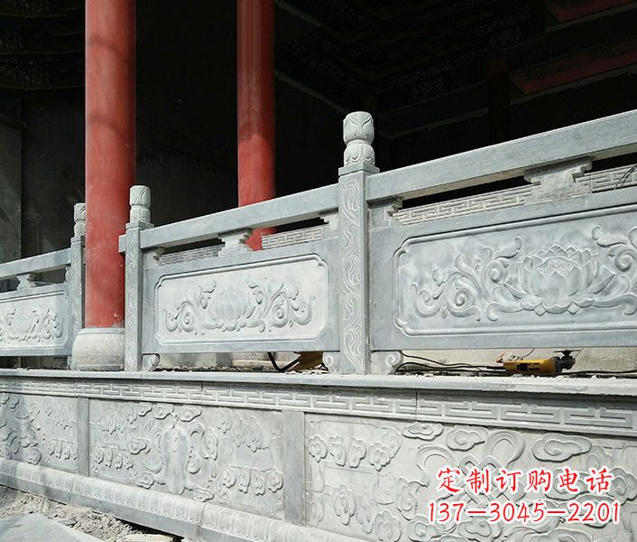 成都园林仿古石栏板景观石雕_1 (3)