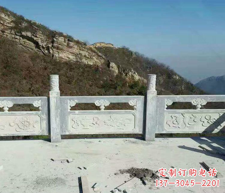 成都园林仿古石栏板景观石雕_2 (3)