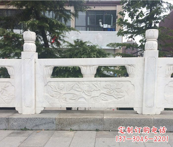 成都园林景观大理石浮雕栏板 (2)