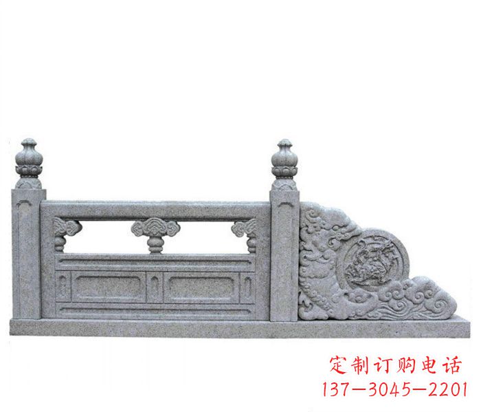 成都园林景观大理石栏板雕塑 (2)