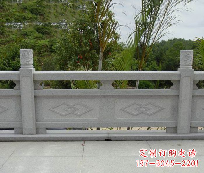 成都园林景观大理石栏板雕塑 (3)