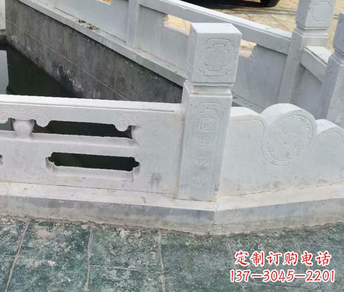 成都园林景观大理石栏板雕塑 (7)